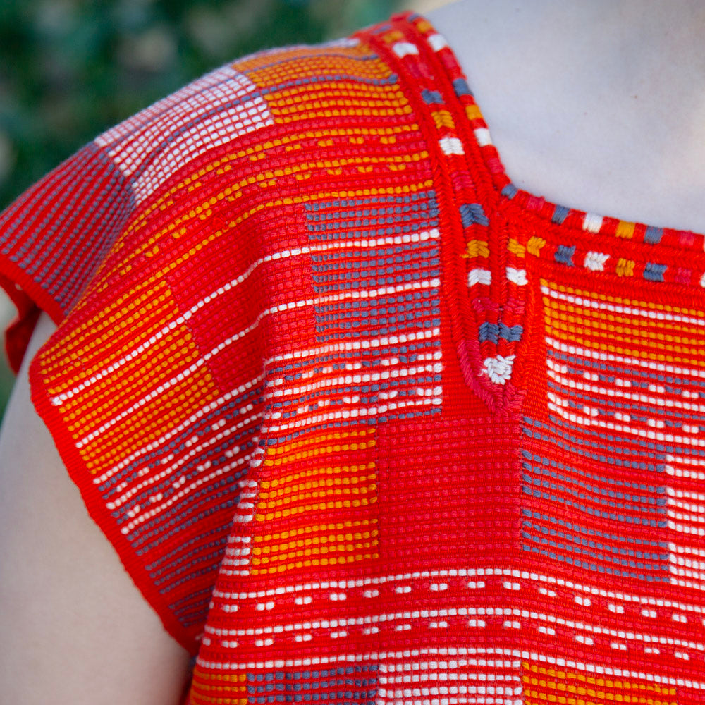 Chilul and The Brocade Huipil Blouse