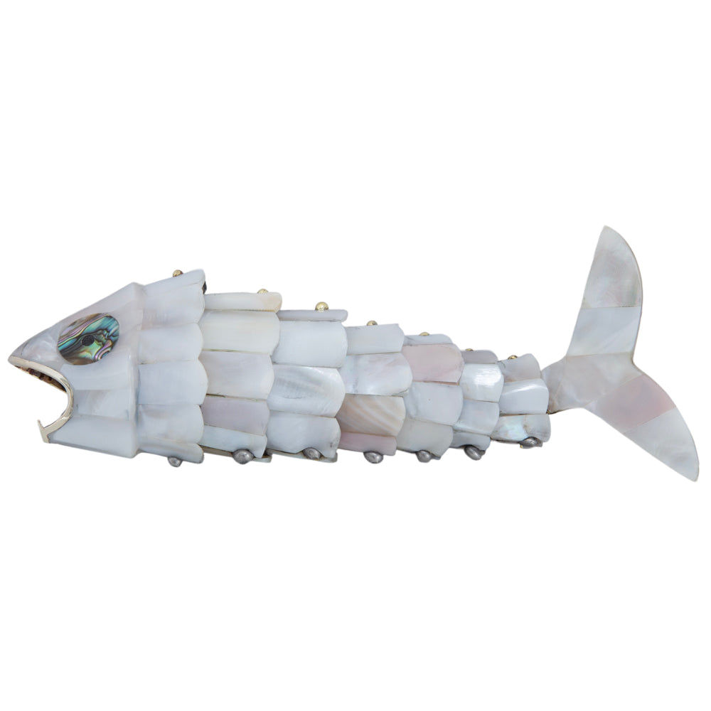 White Abalone Shell Fish Bottle Opener