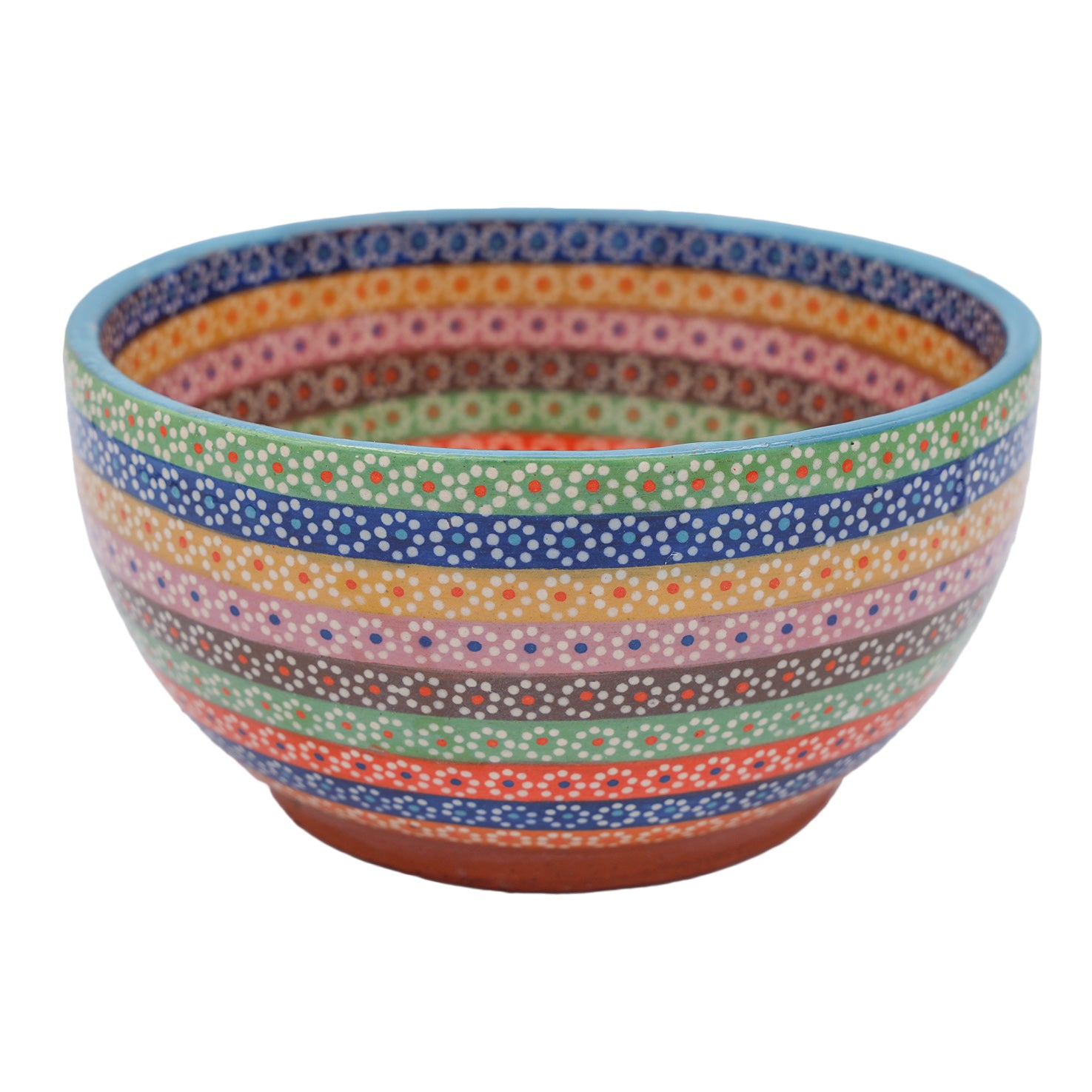 Colorful Capula Clay Bowl