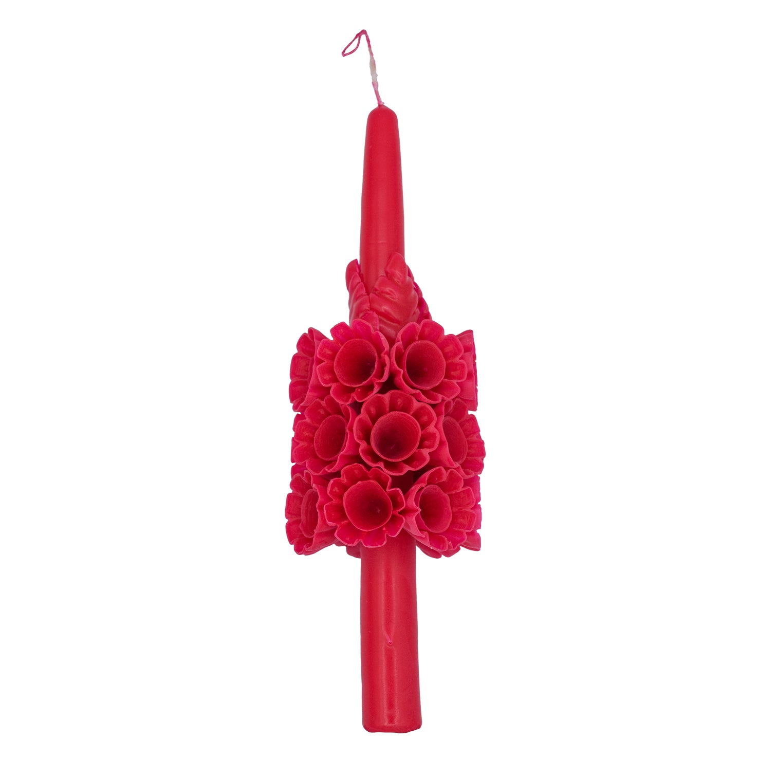 Flores de Teotitlán Tapered Candle