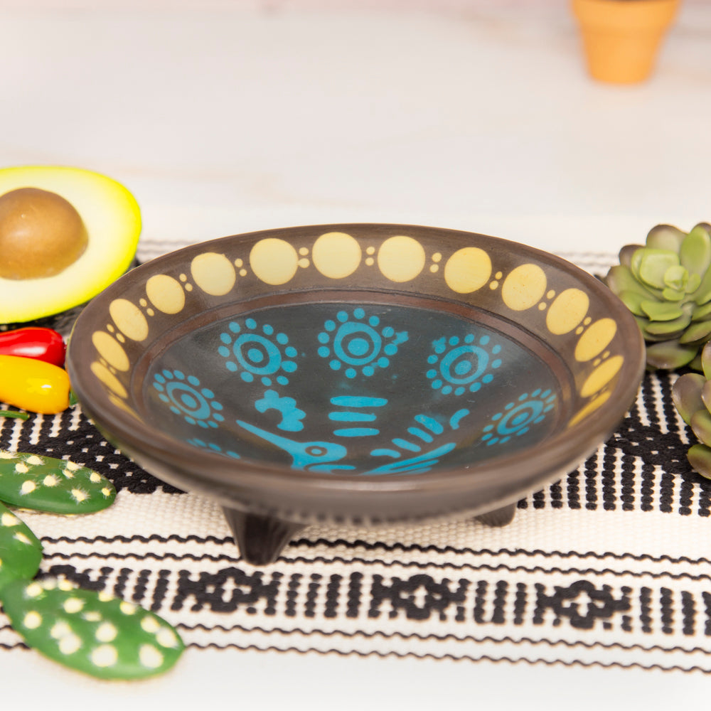 Zinapécuaro Small Ceramic Tripod Dish