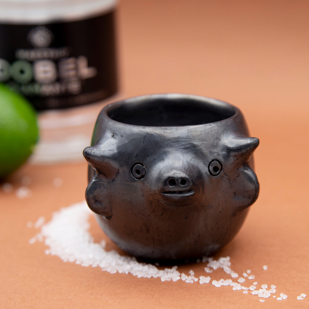 Barro Negro Torito Mezcal Shot Glass