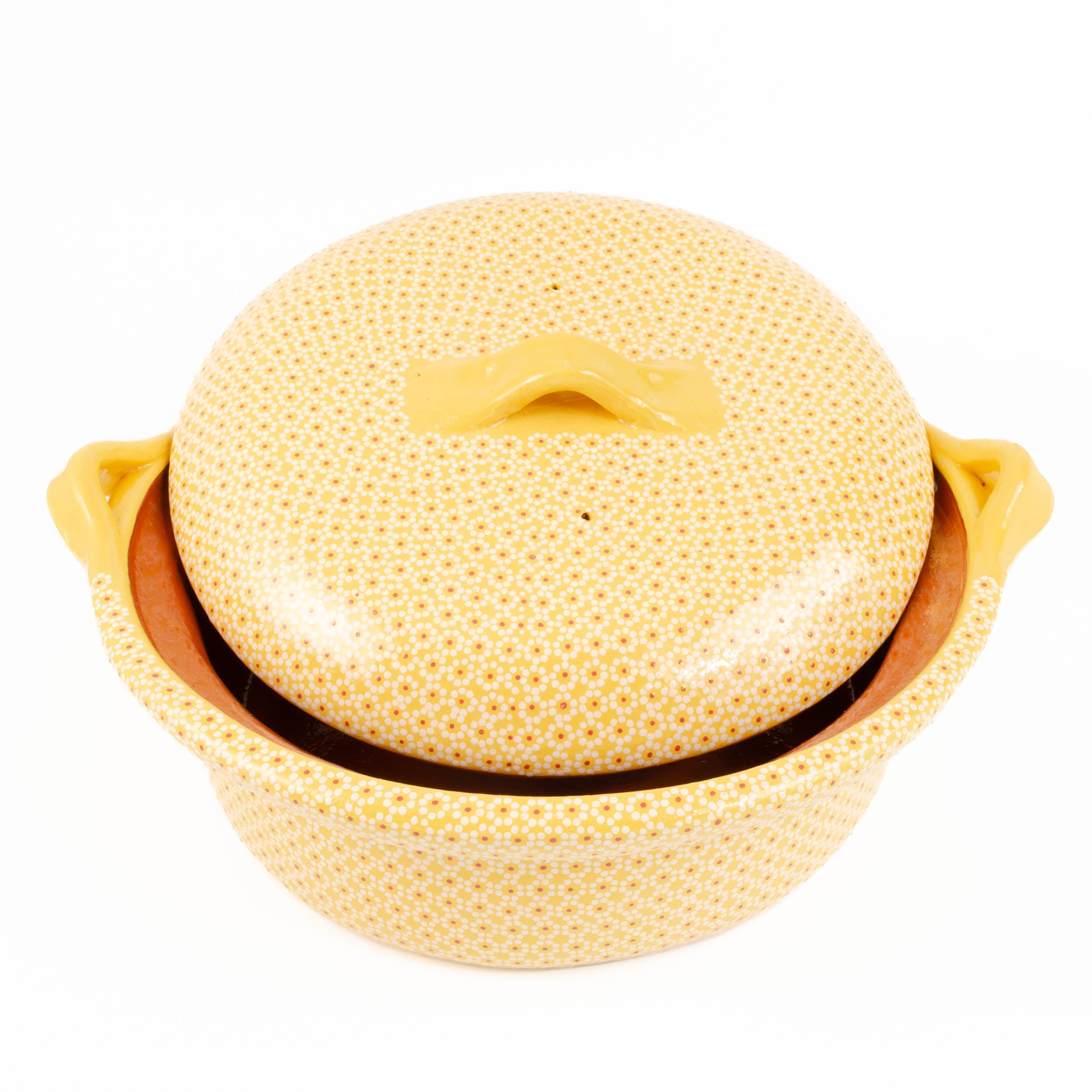 XL Capula Clay Cazuela, Serving Dish with Lid