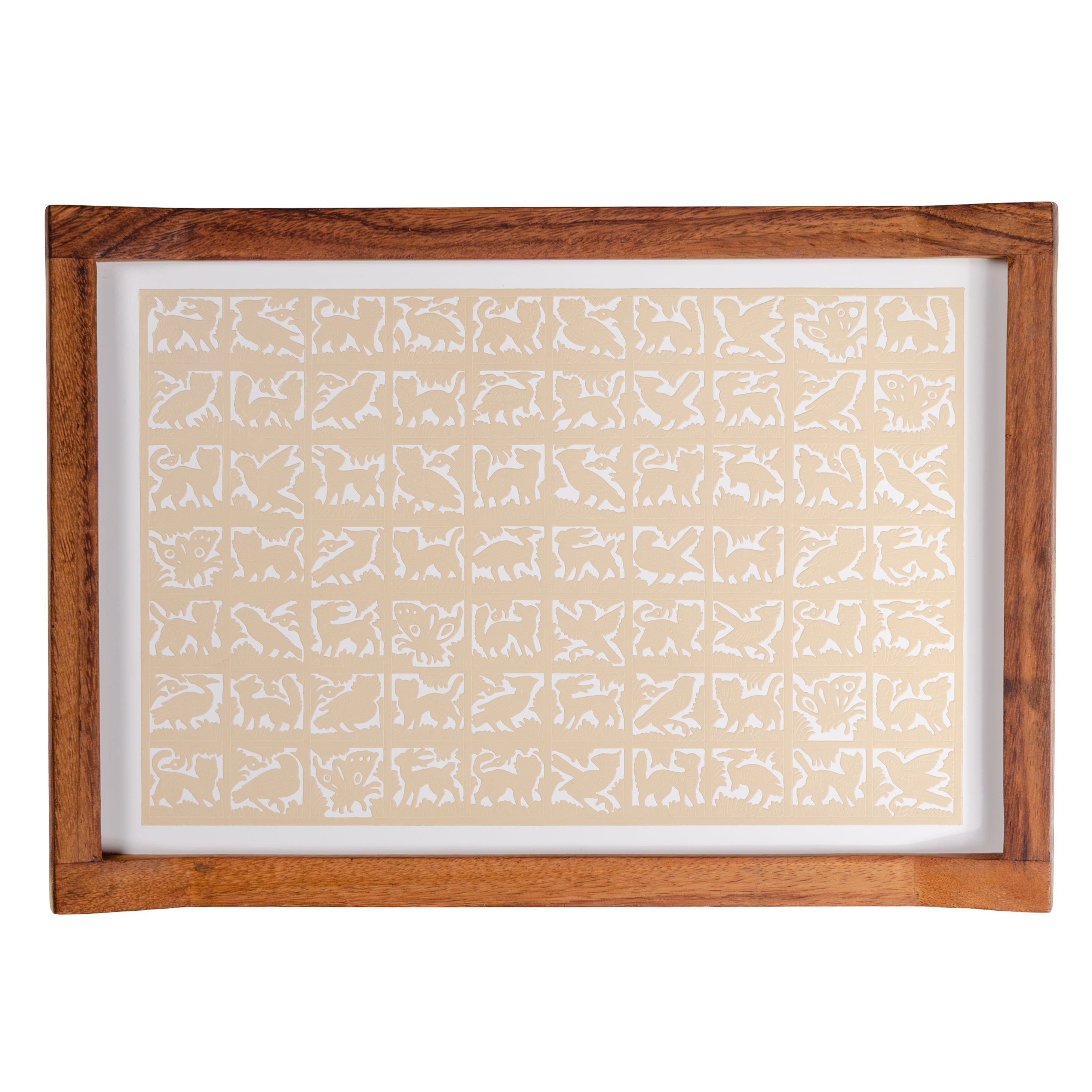 Olinalá Parota Solid Wood Serving Tray (Large)