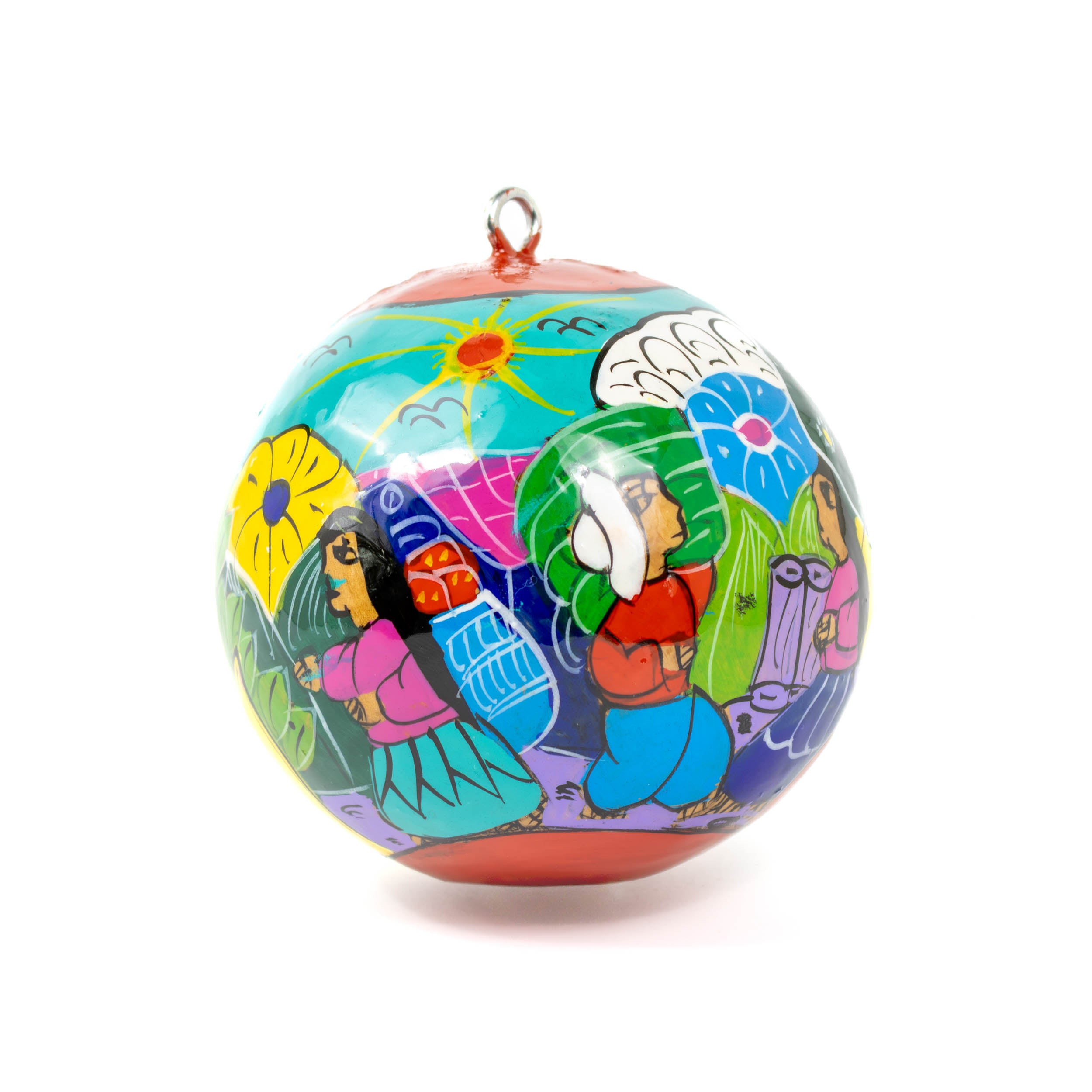 Xalitla Colorful Clay Ornament
