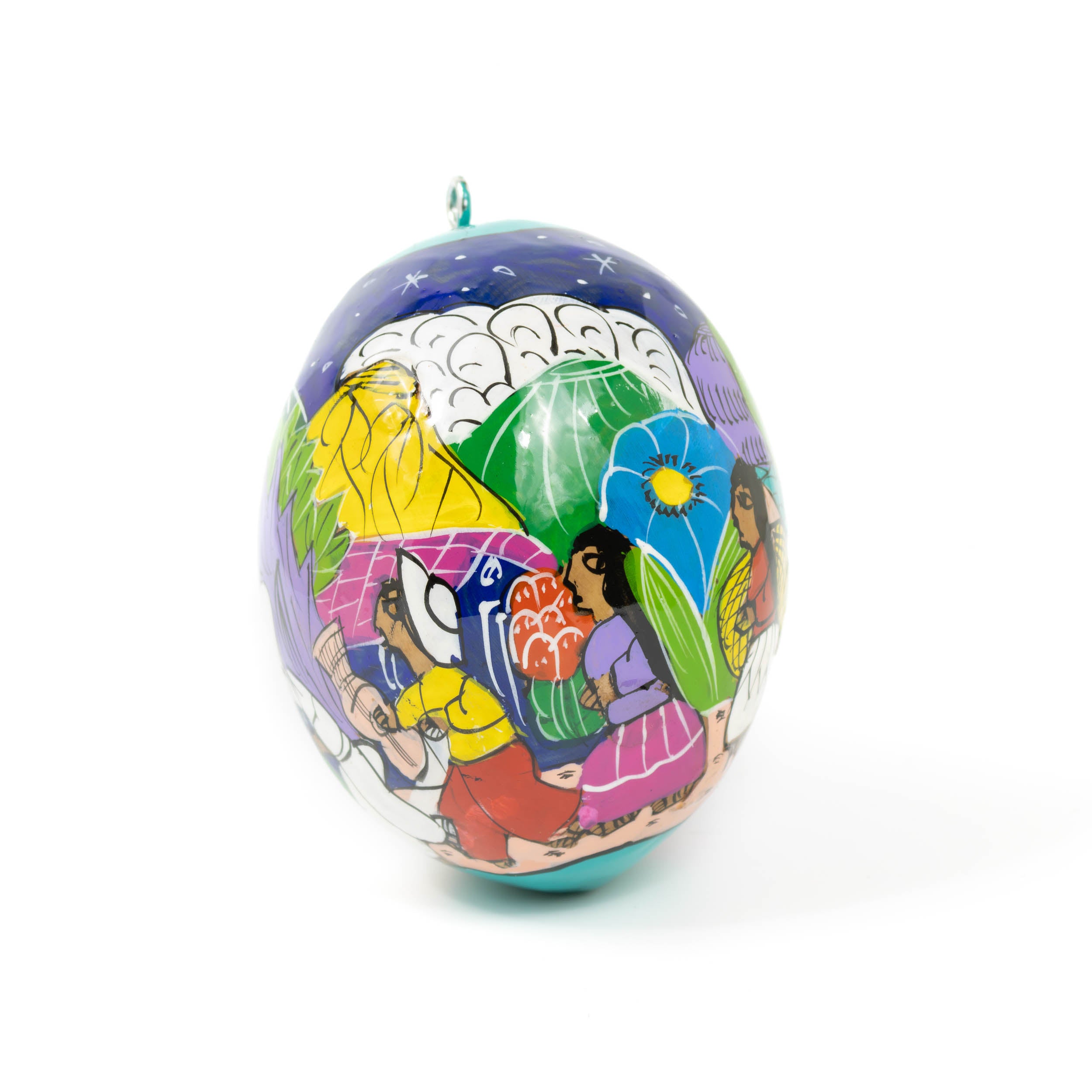 Xalitla Colorful Clay Ornament