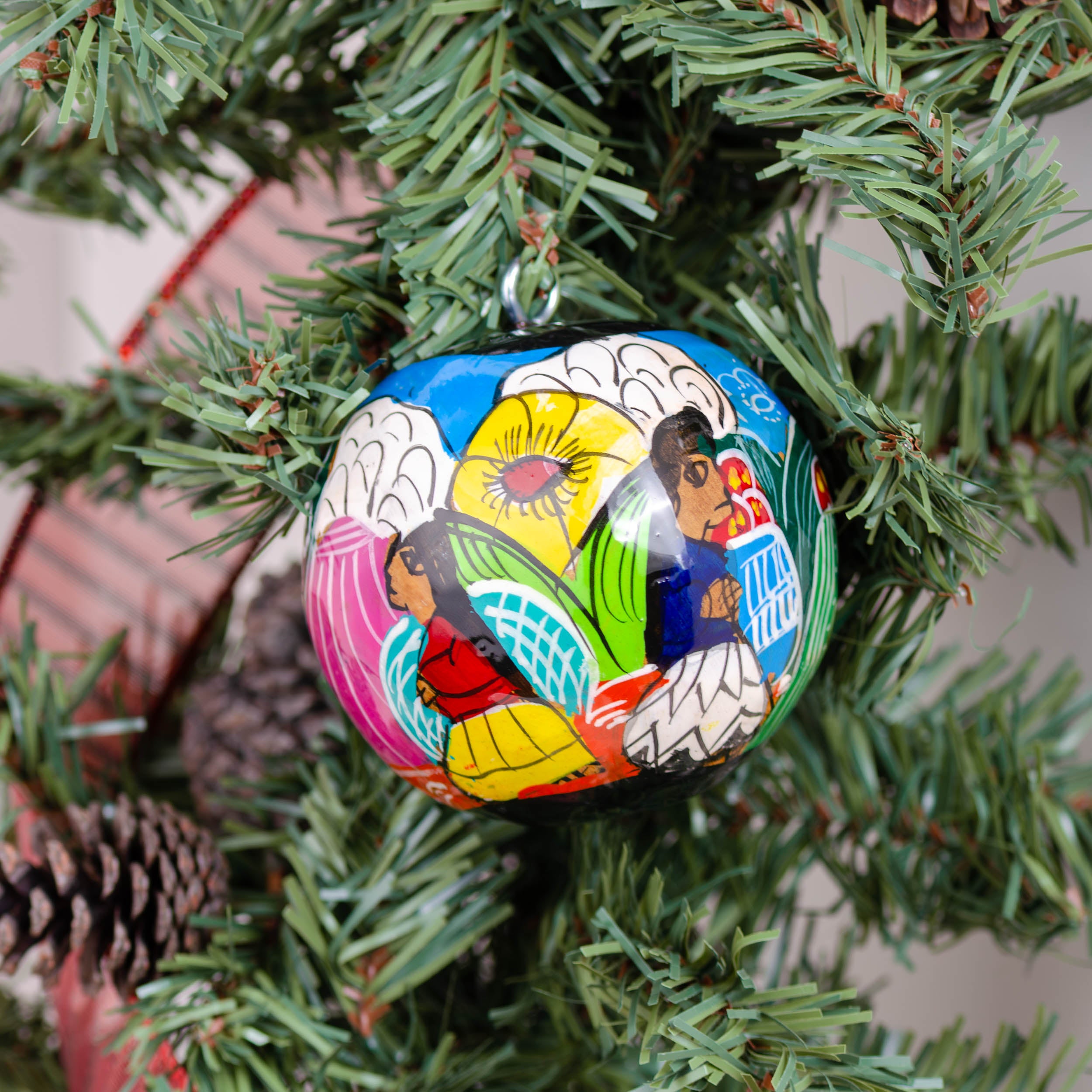 Xalitla Colorful Clay Ornament