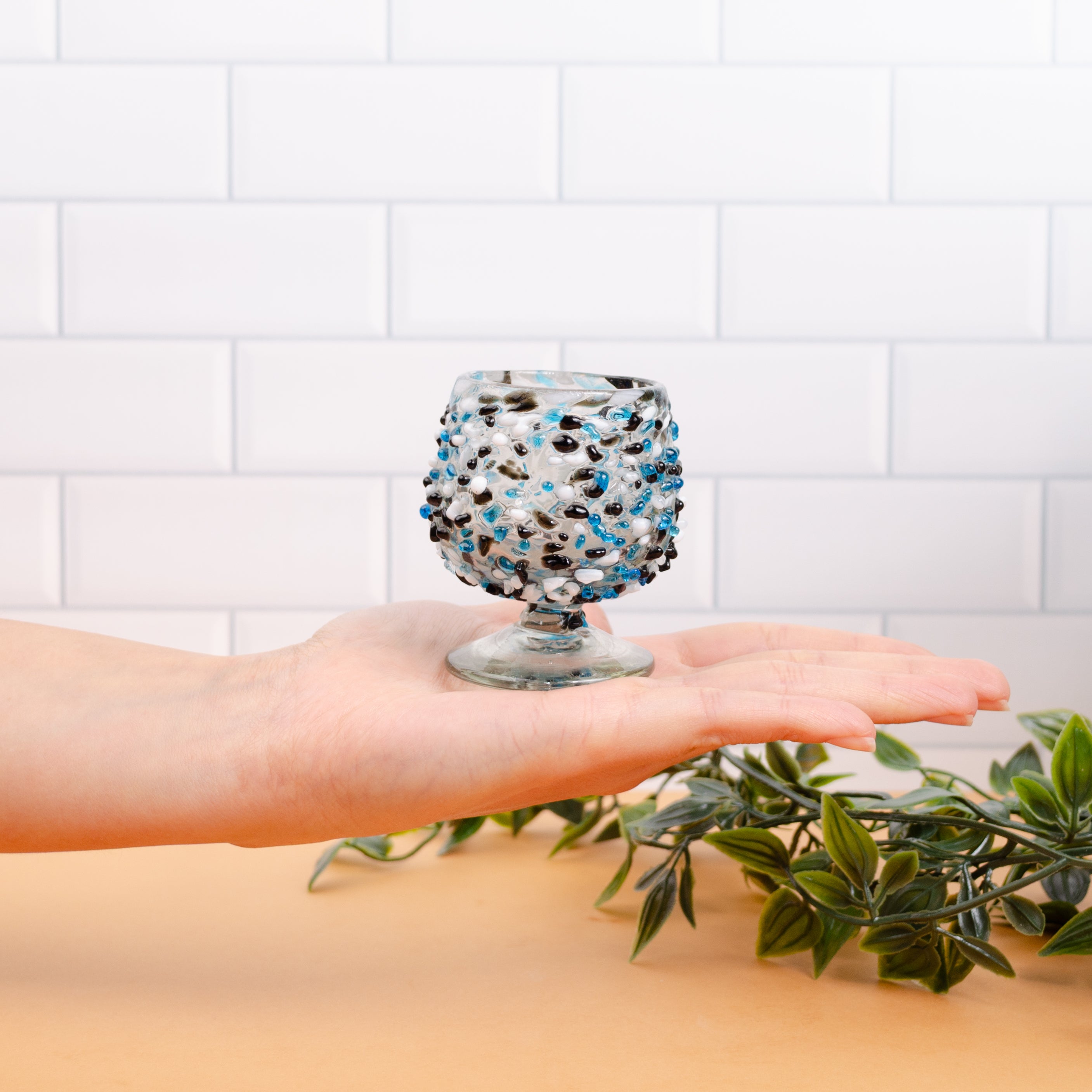 Tonalá Hand-Blown Tequilero Glass (Cognac Style)