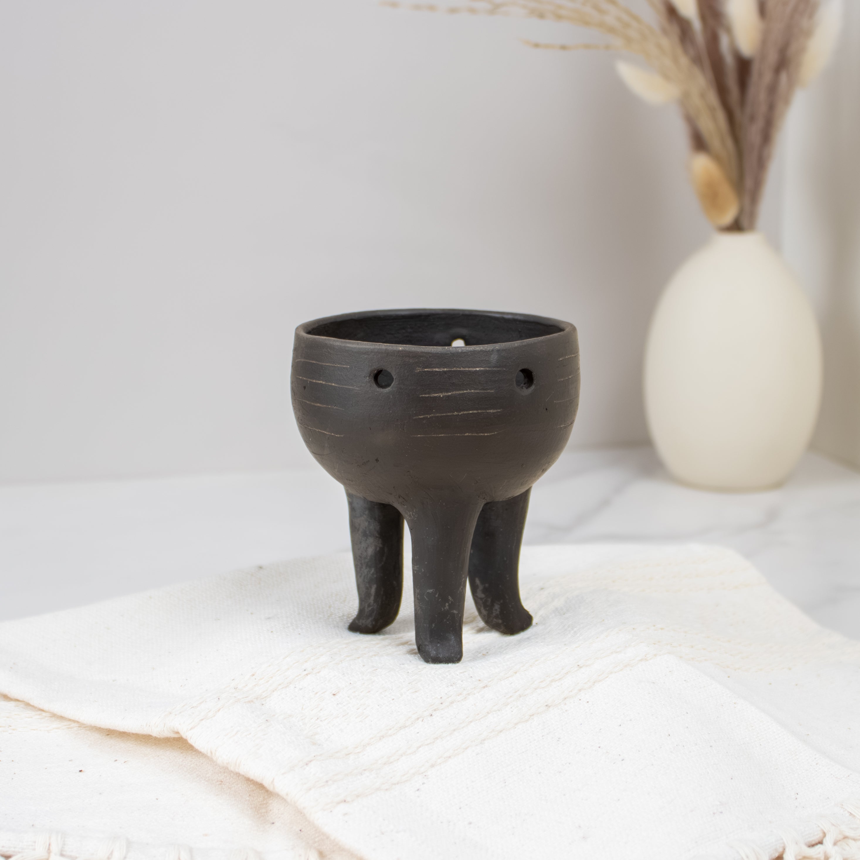 Small Atzompa Clay Copalera | Lolo Mexican Mercadito