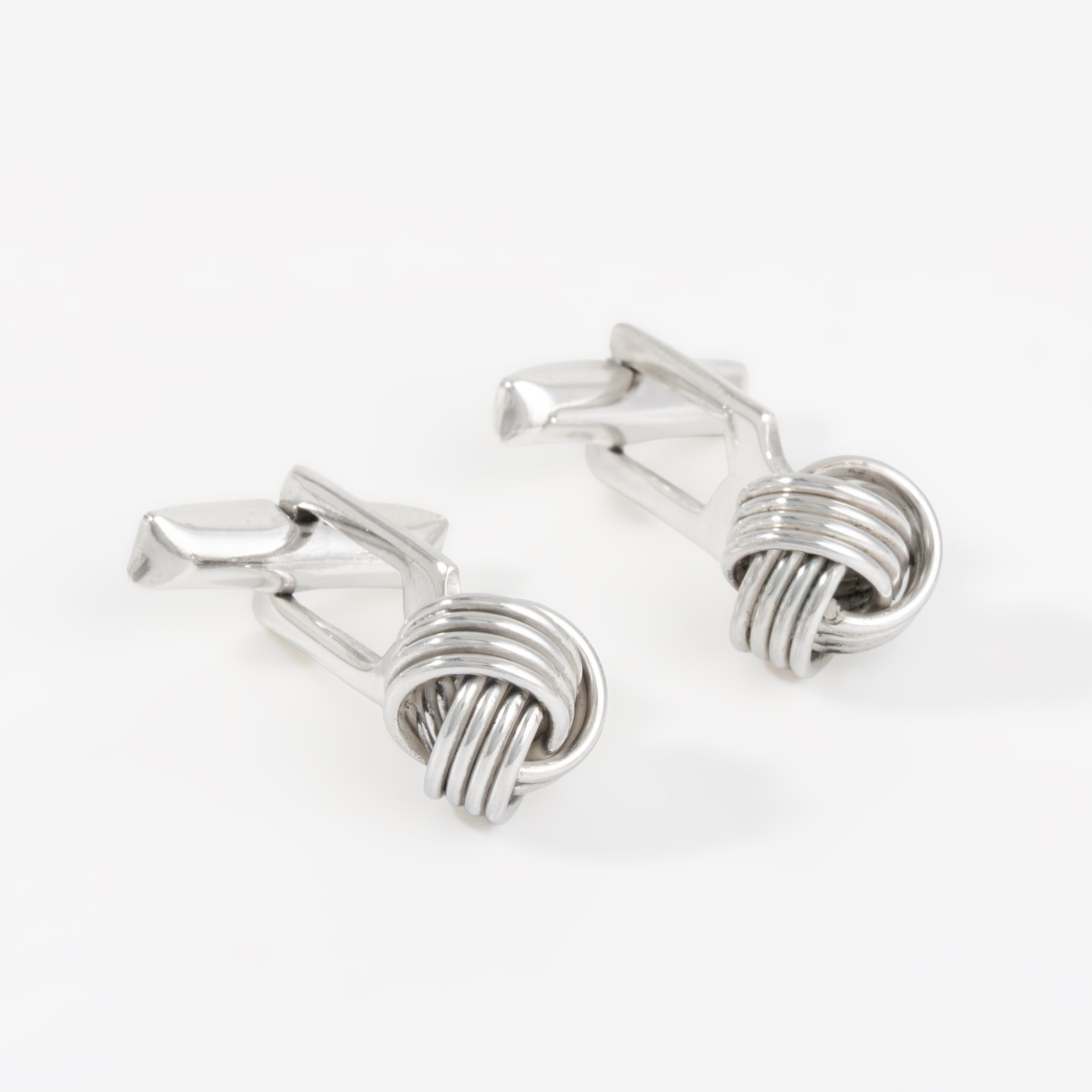 Sterling Silver Knot Cufflinks