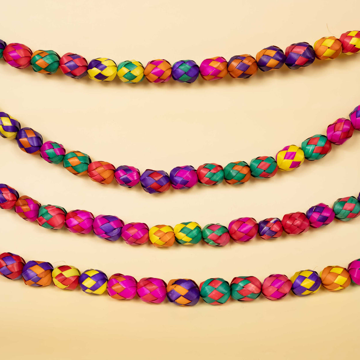 Handwoven Palm Beads Garland