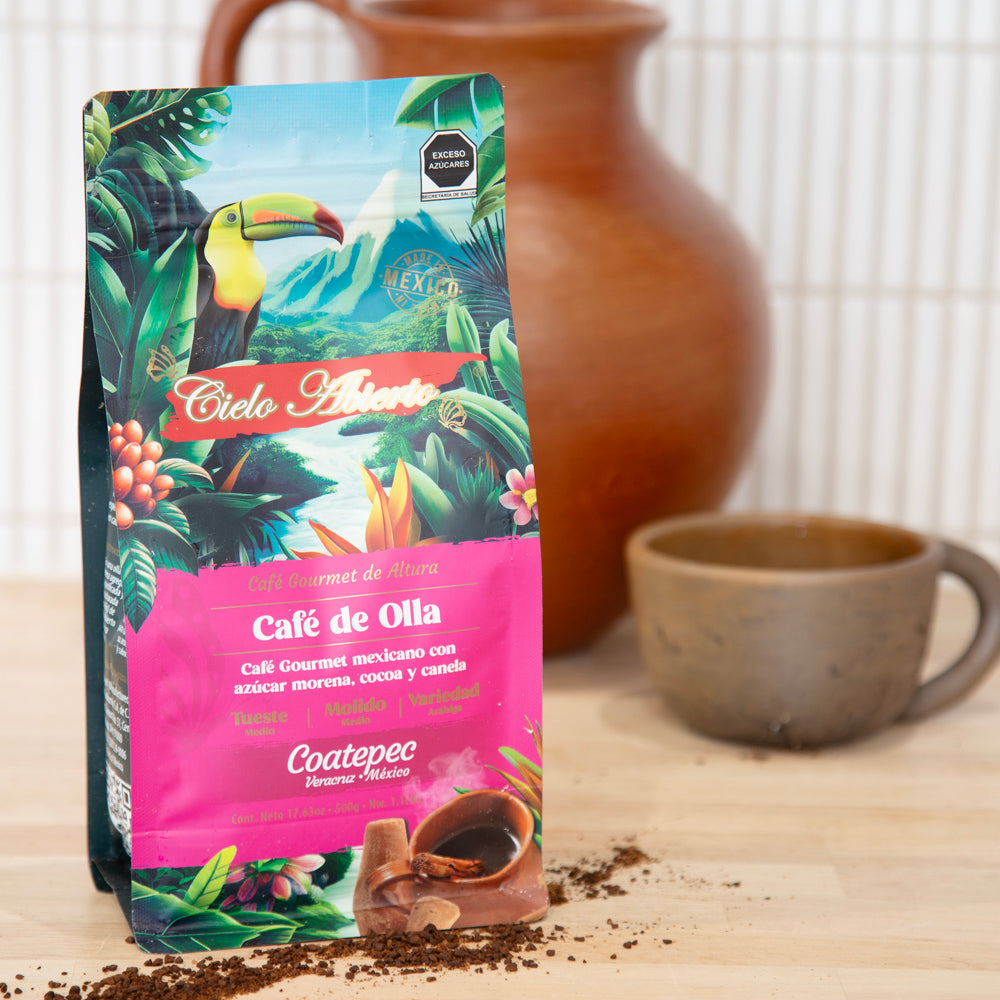 Cielo Abierto Café de Olla Ground Coffee Bag, 1.1 lbs.