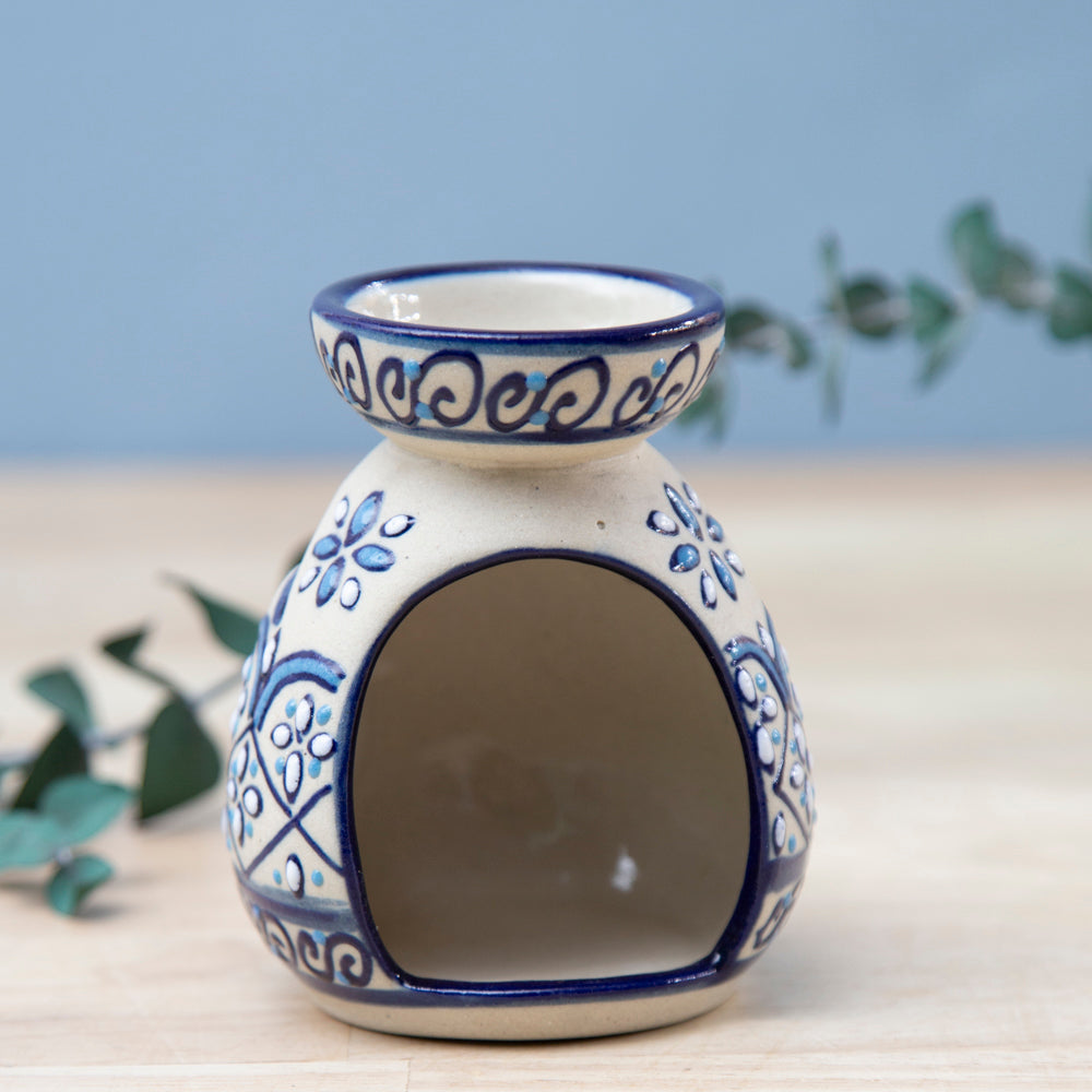 Coyoacán Hand-Painted Wax Melter/Oil Warmer