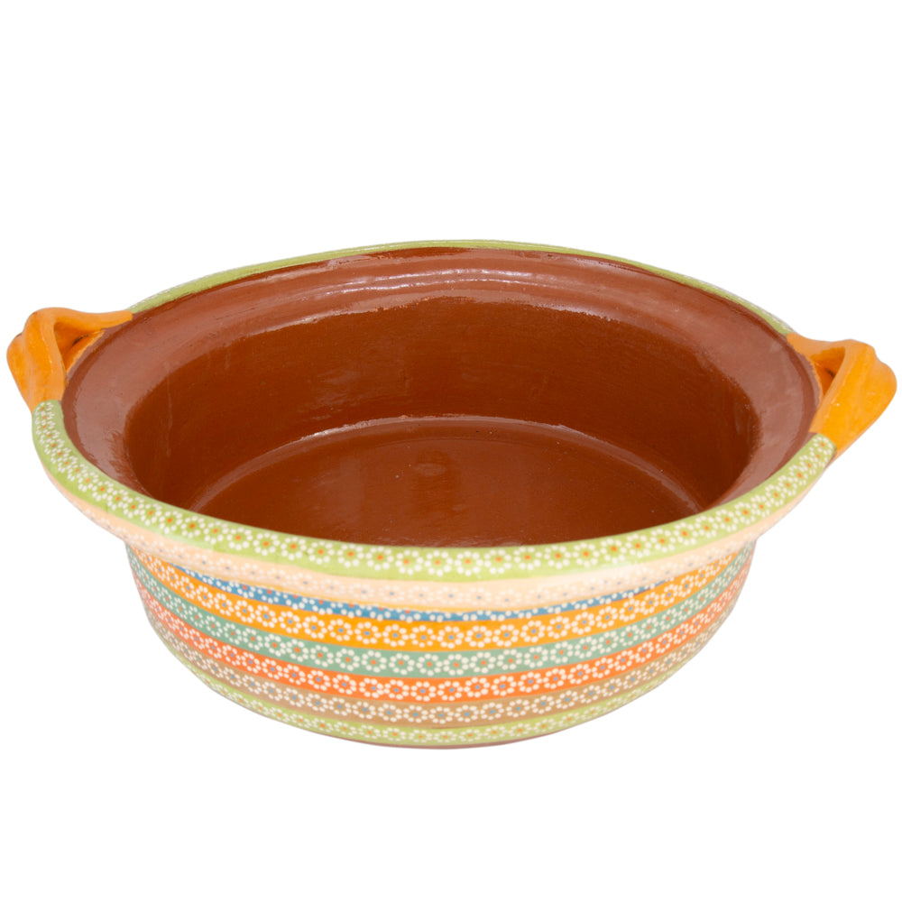 Capula ExtraLarge Clay Cazuela with Lid