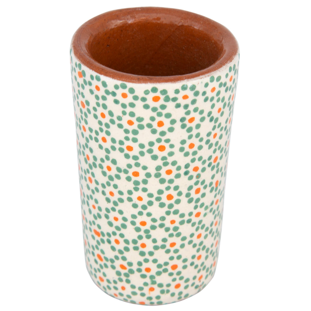 Capula Hand-Painted Clay Shot Glass