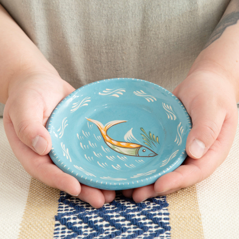 Peces de Capula Round Trinket Dish
