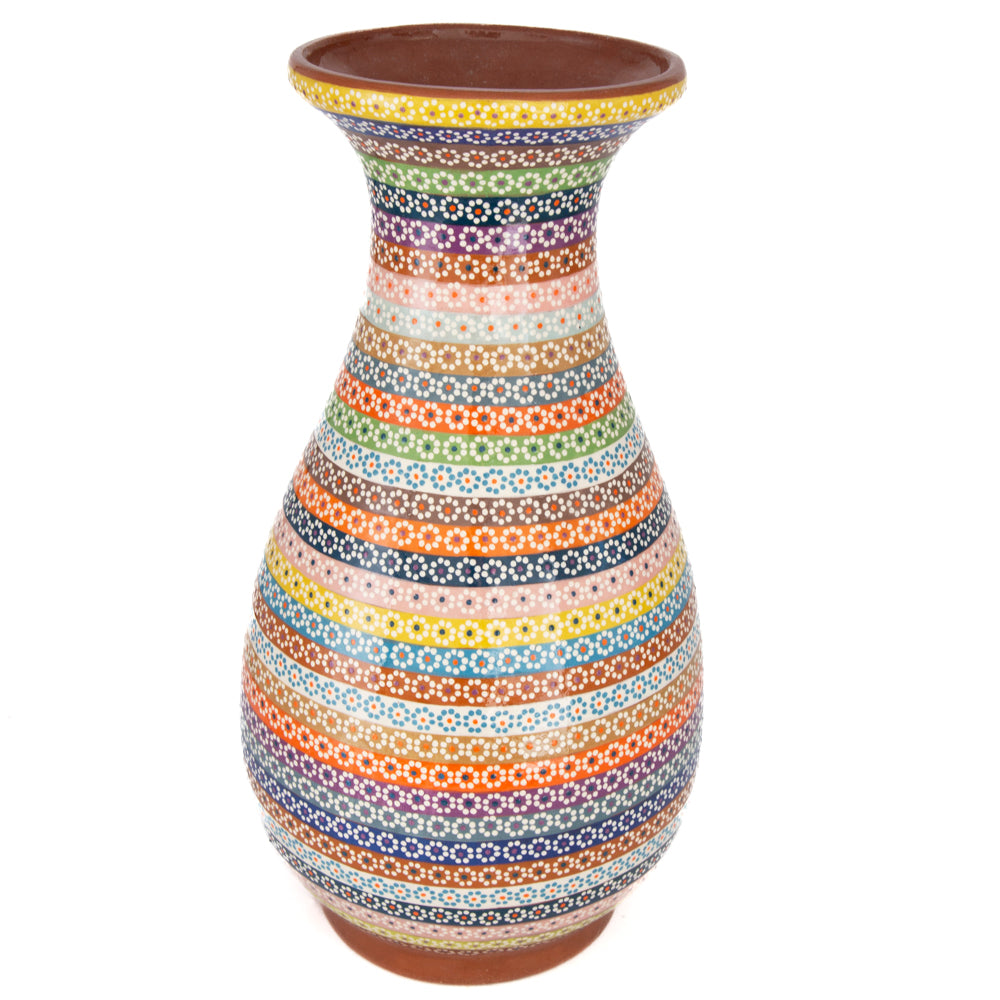 Capula Clay Decorative Bottle Neck Vase