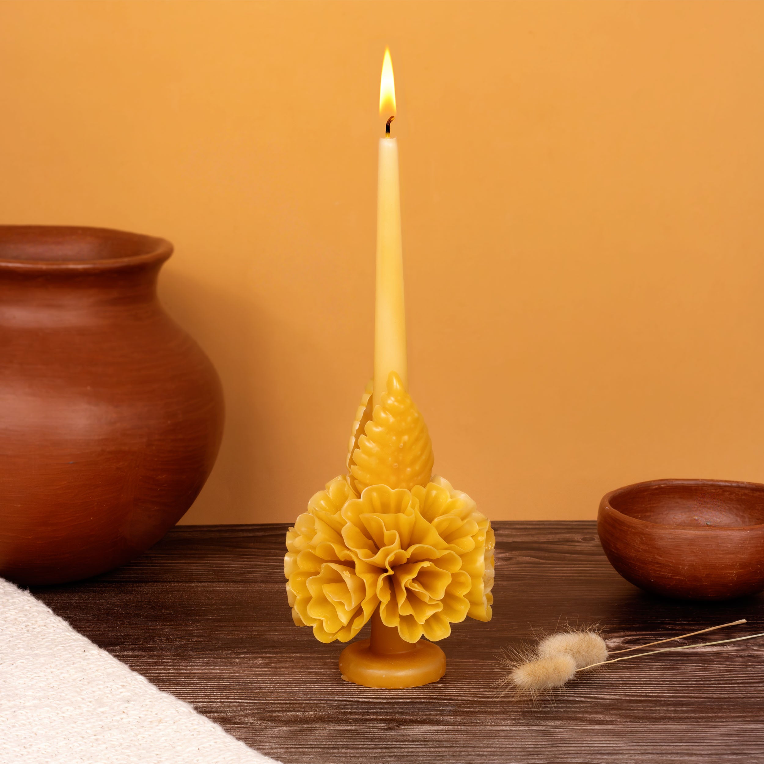 Flores de Teotitlán Clavel Candle
