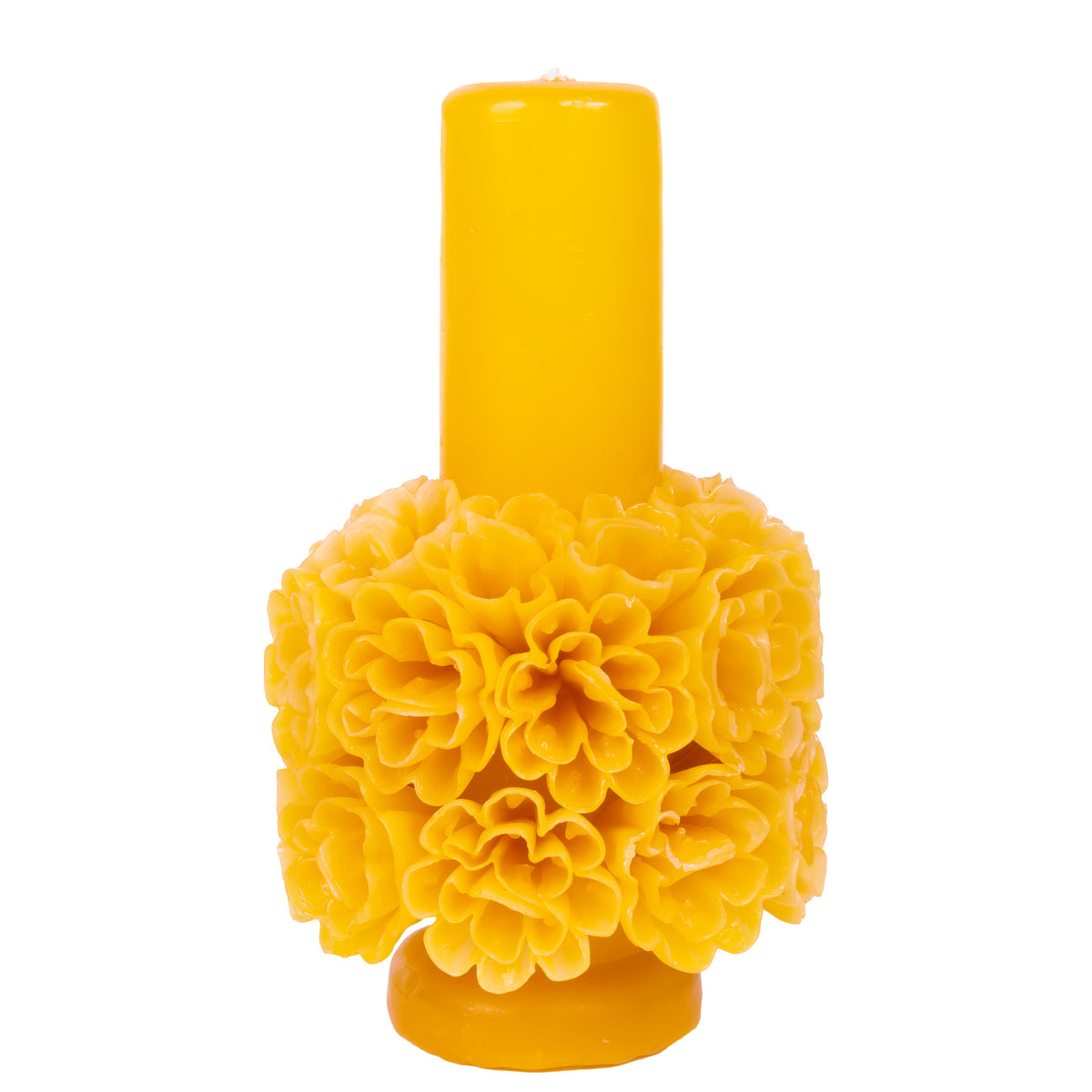 Flores de Teotitlán Pillar Candle