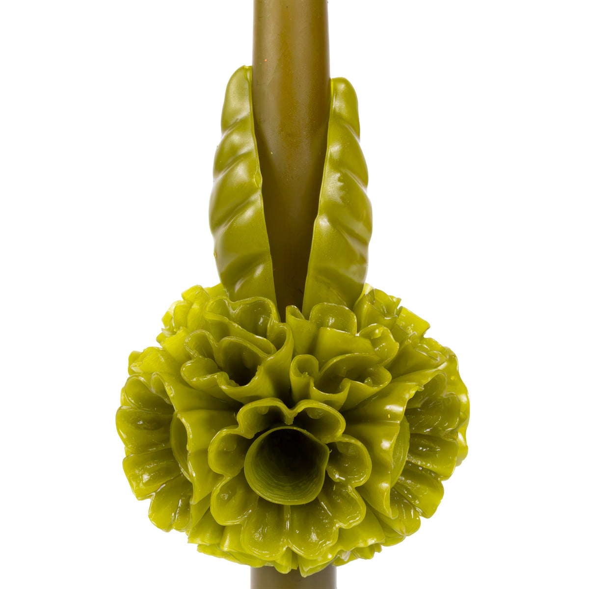 Flores de Teotitlán Tapered Candle with Sphere