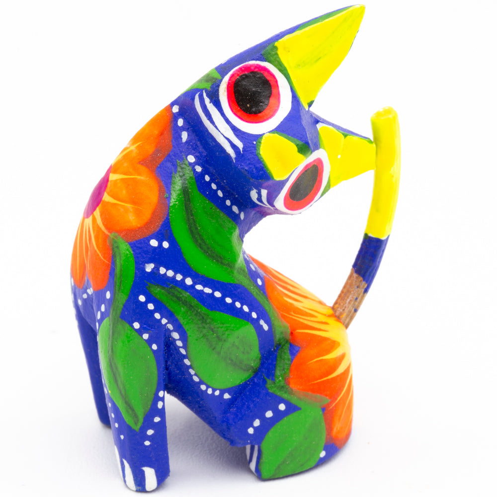 Hand Painted Neck Side Bend Cat | Lolo Mexican Mercadito
