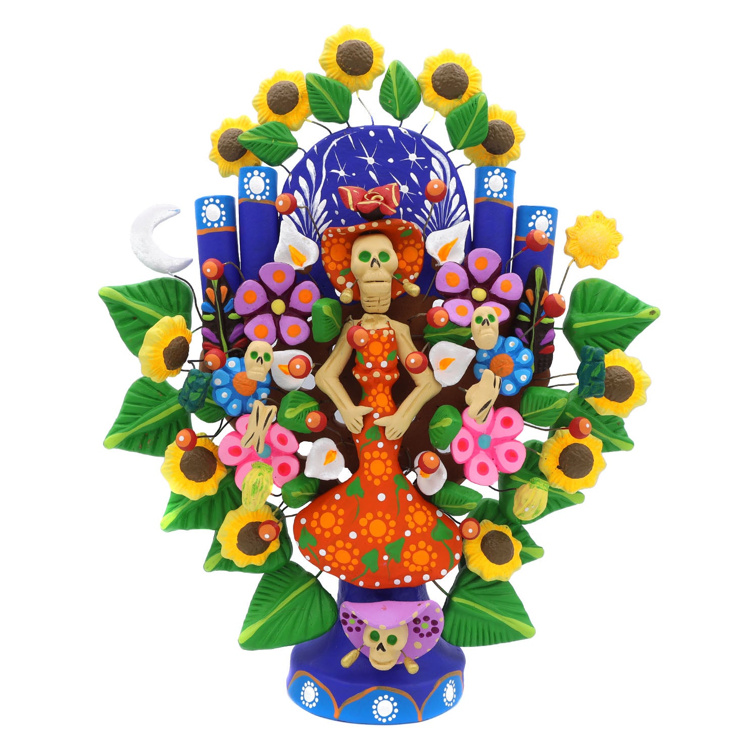 Day of the Dead Catrina Tree of Life 1ft Sculpture