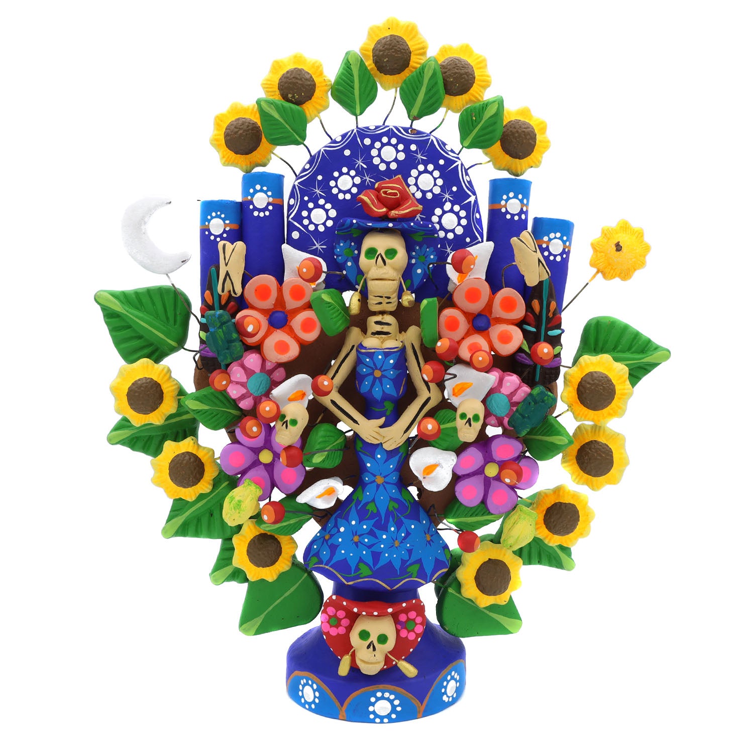 Day of the Dead Catrina Tree of Life 1ft Sculpture