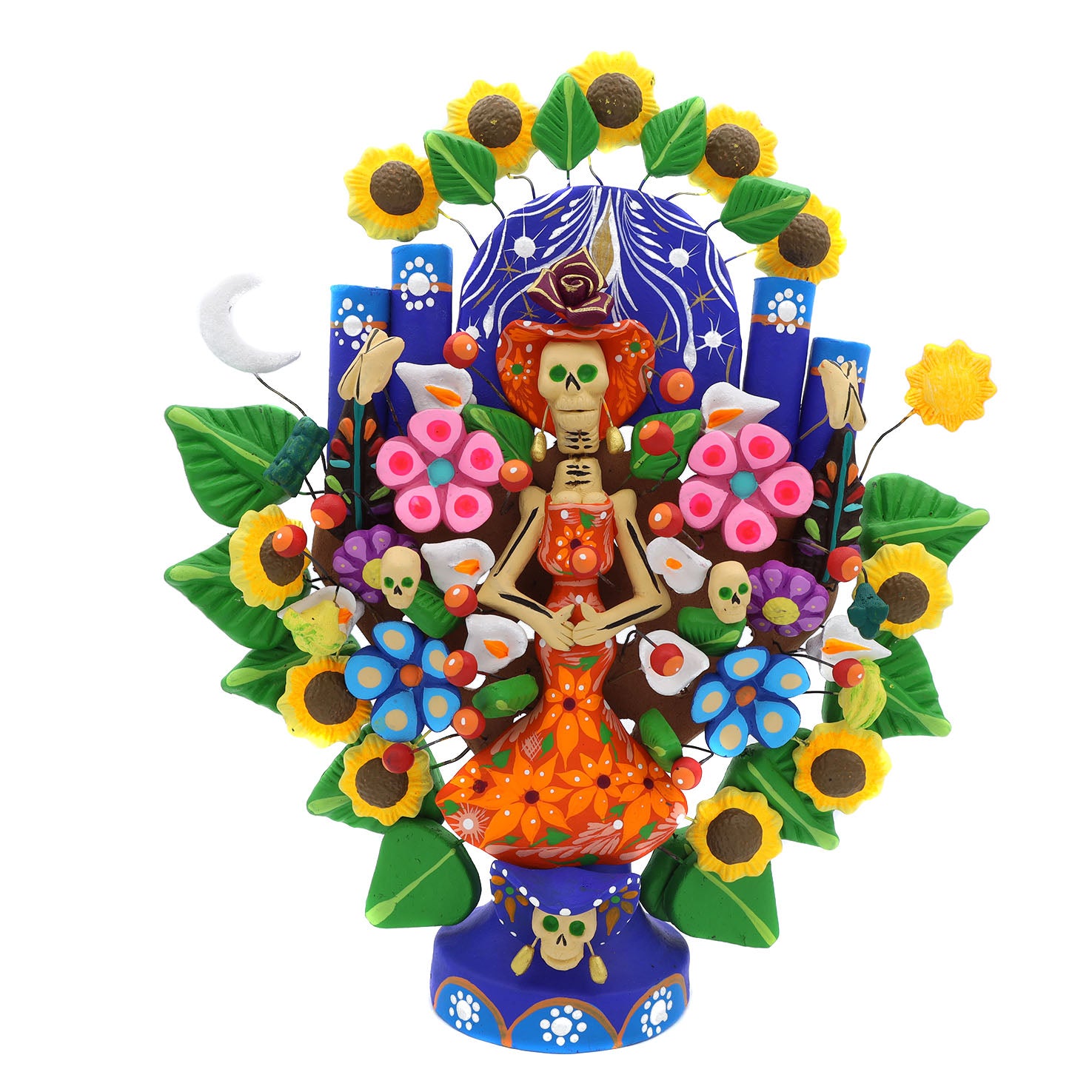 Day of the Dead Catrina Tree of Life 1ft Sculpture