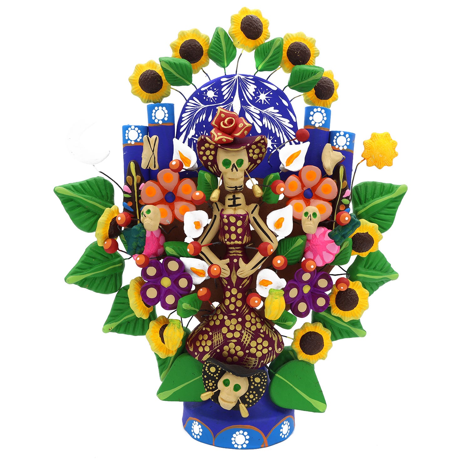 Day of the Dead Catrina Tree of Life 1ft Sculpture