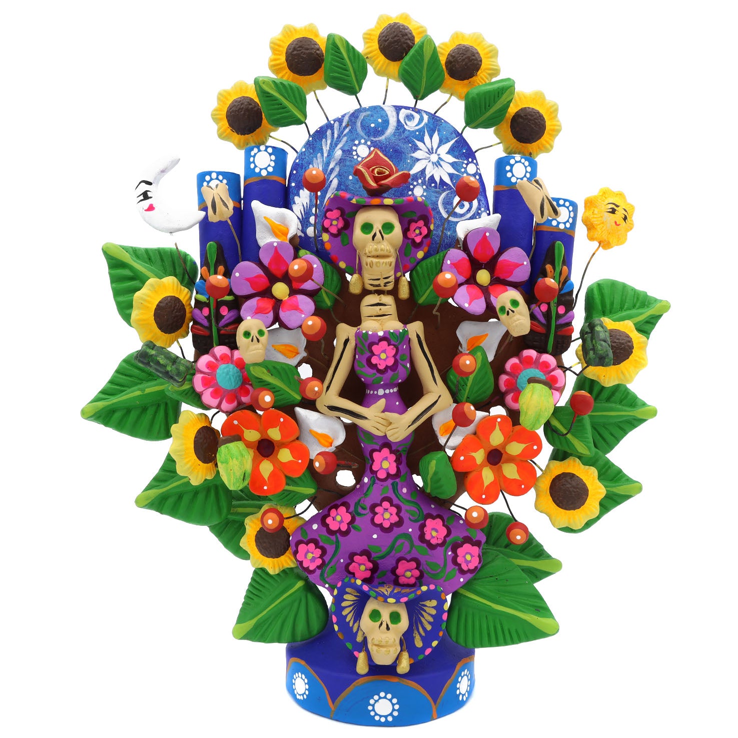 Day of the Dead Catrina Tree of Life 1ft Sculpture