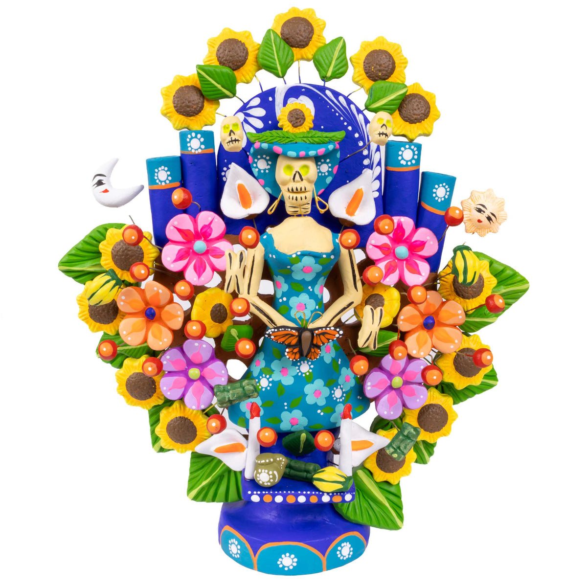 Day of the Dead Catrina Tree of Life 1ft Sculpture