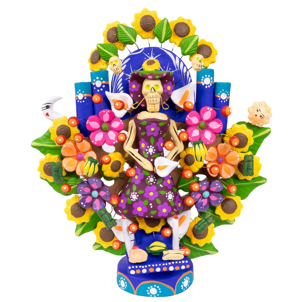 Day of the Dead Catrina Tree of Life 1ft Sculpture