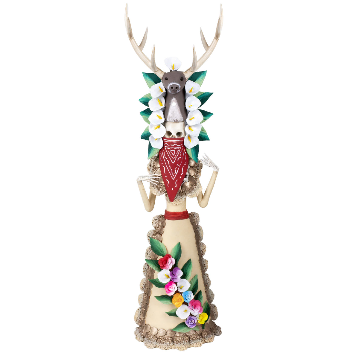 La Danza del Venado Catrina Sculpture
