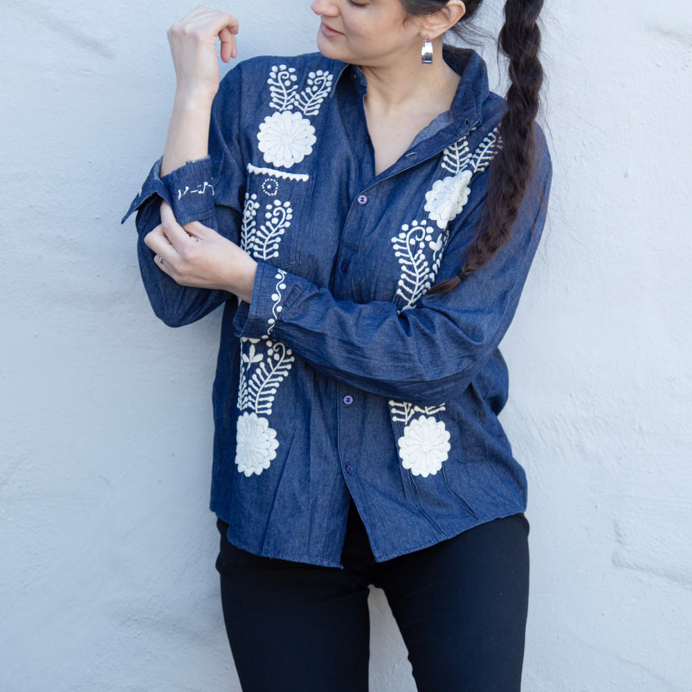 Carranza Button Up Denim Shirt