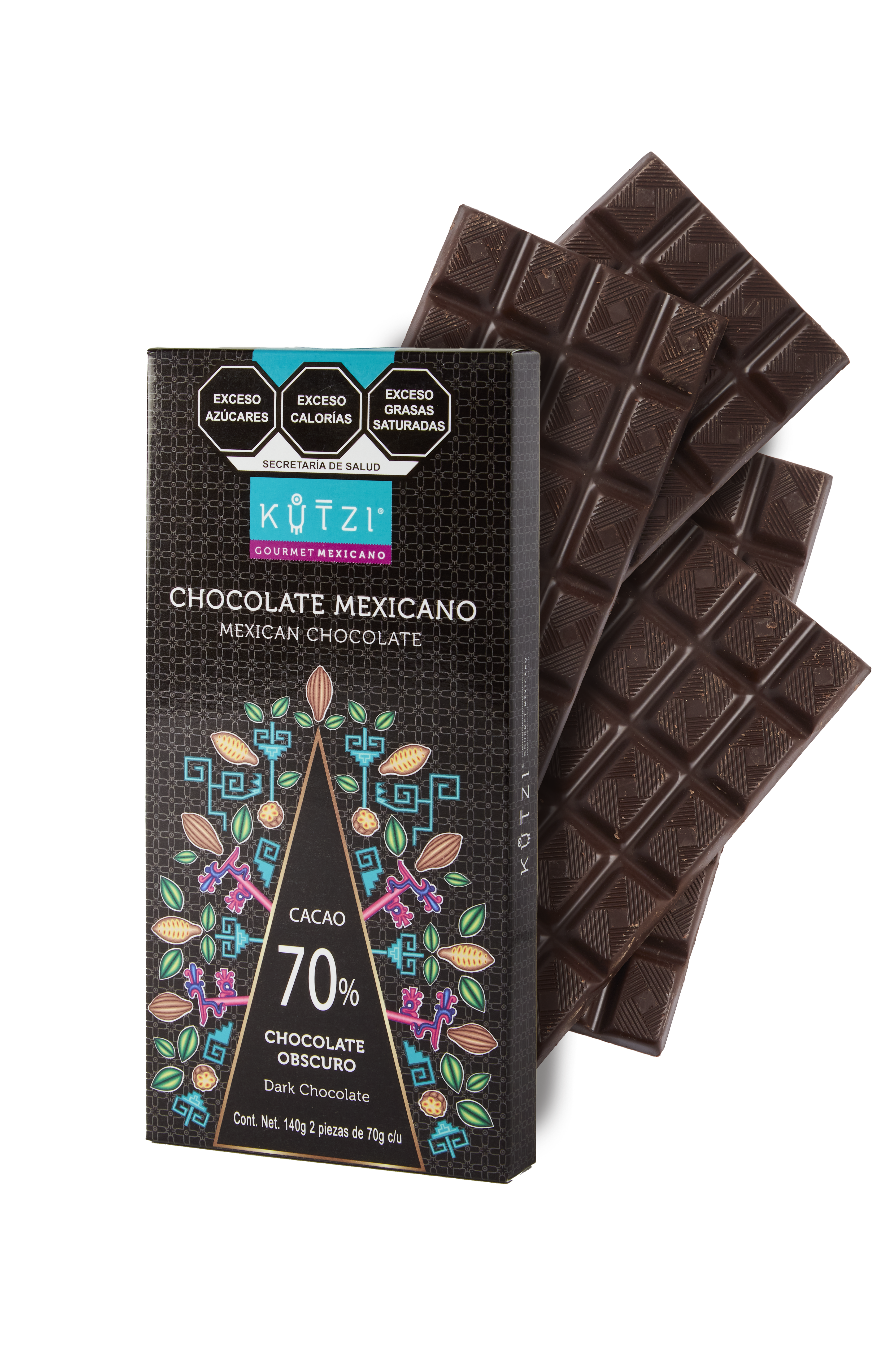 Dark Mexican Chocolate Bars, 70% Cacao