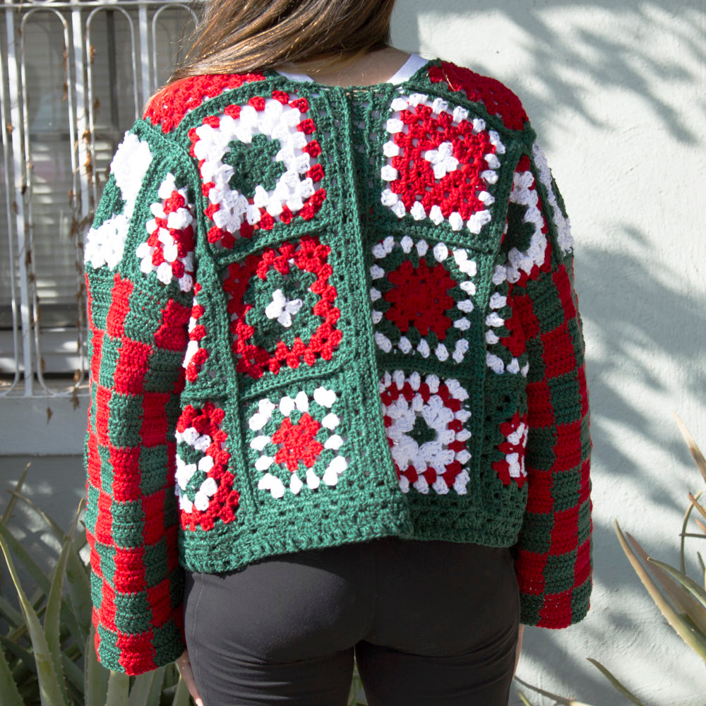 Aguascalientes Crochet Christmas Cardigan