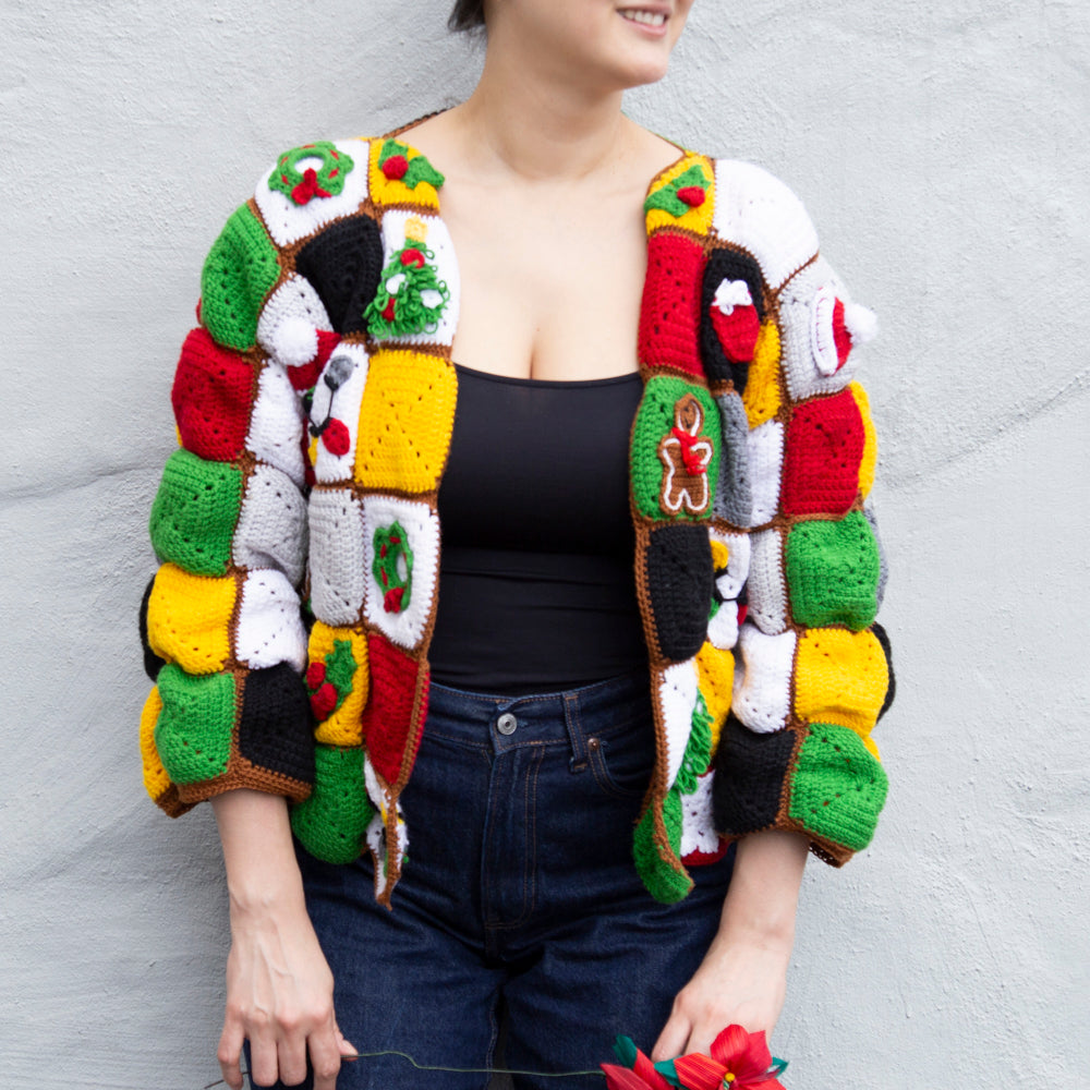 Aguascalientes Crochet Christmas Cardigan