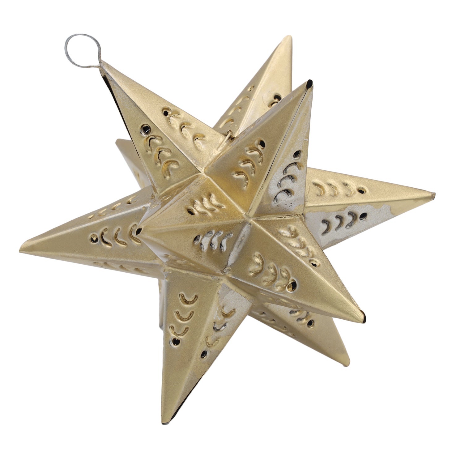 12-Point Tin Art Star Ornament