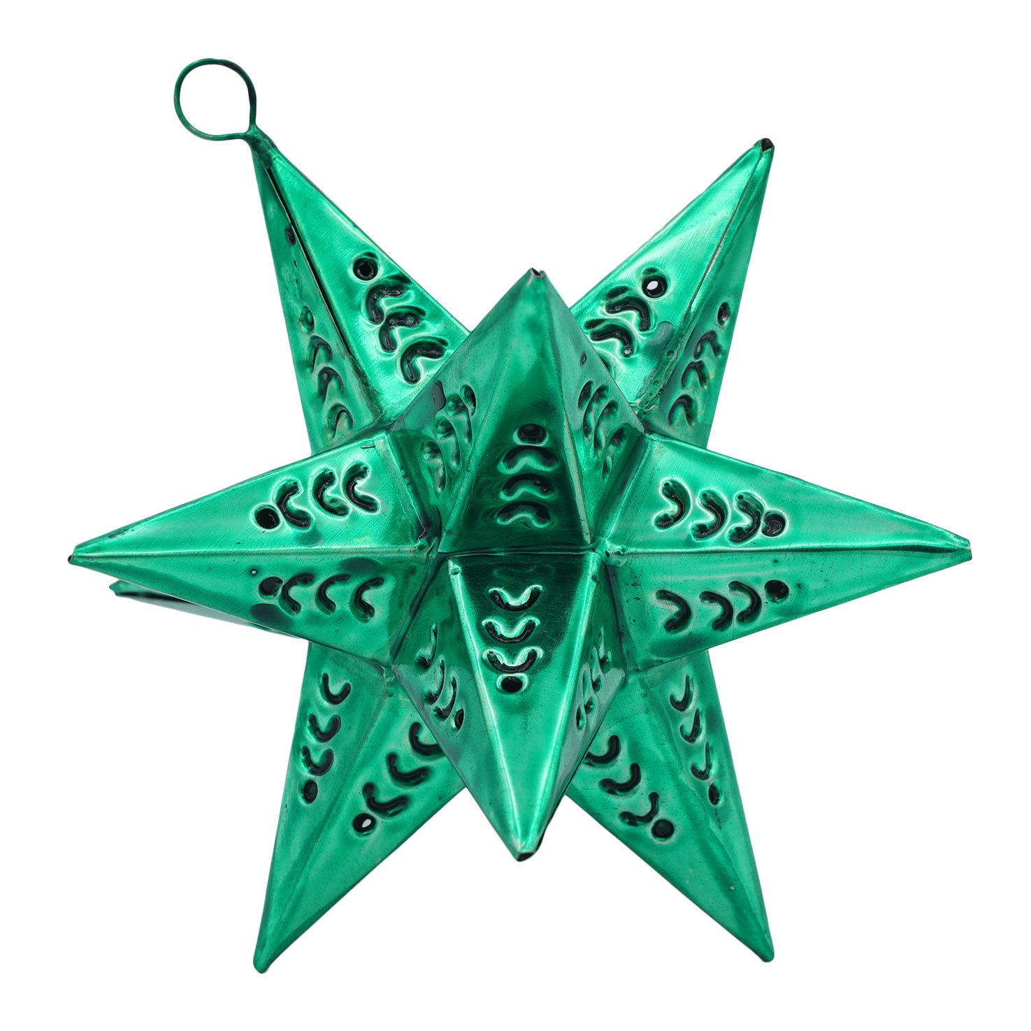 12-Point Tin Art Star Ornament