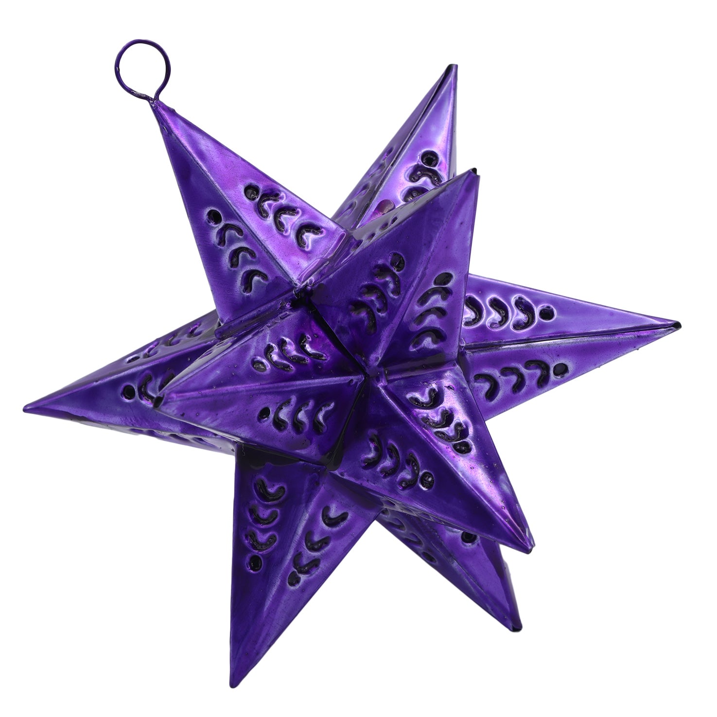 12-Point Tin Art Star Ornament