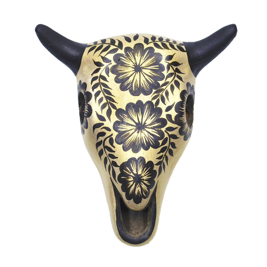 Bull or Cow Skull Clay Wall Decor