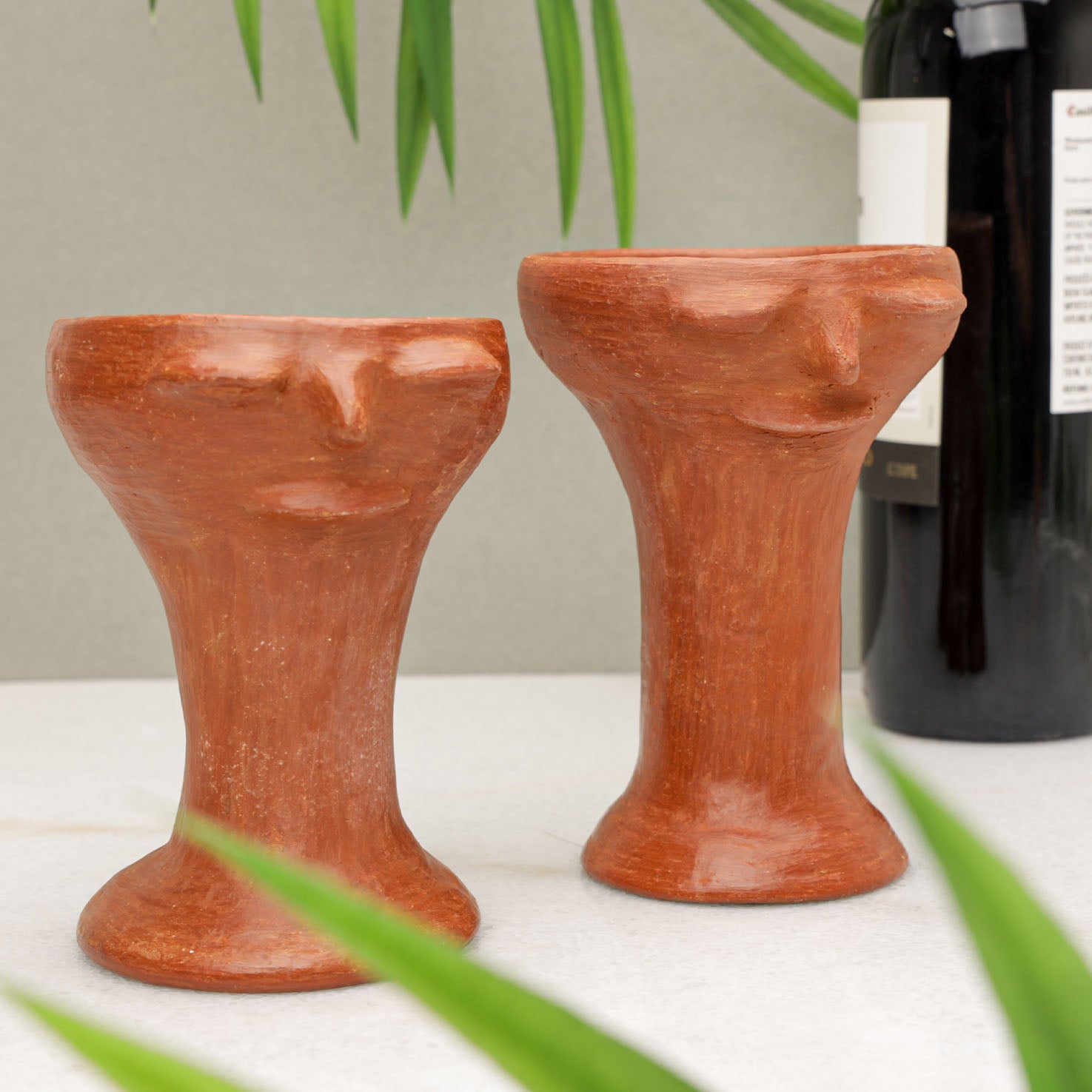 Barro Rojo, Red Clay, Face Copalera Incense Burner