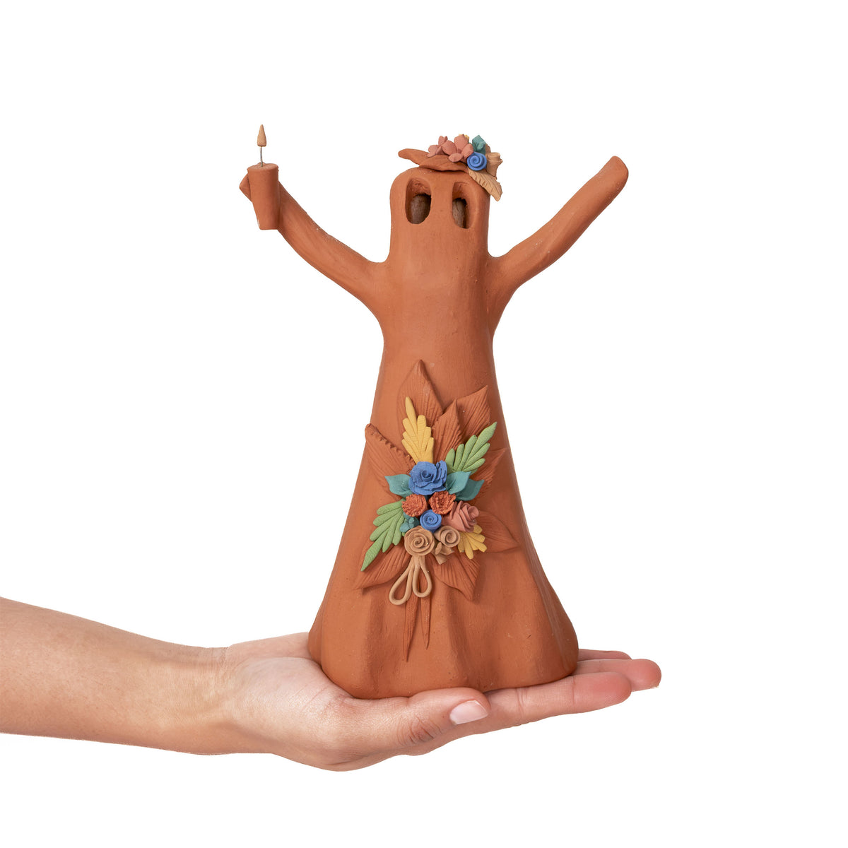 Natural Clay Fantasmita Sculpture