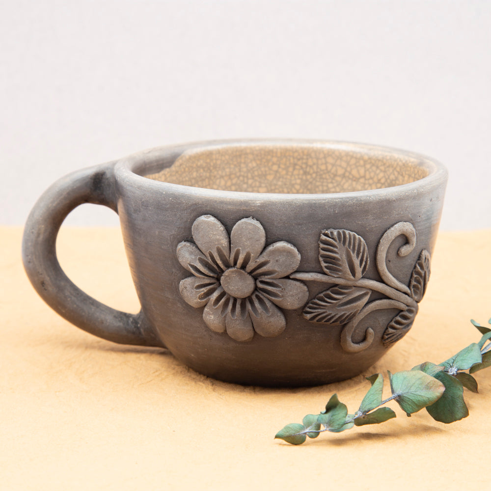 Flor de Atzompa Clay Mug