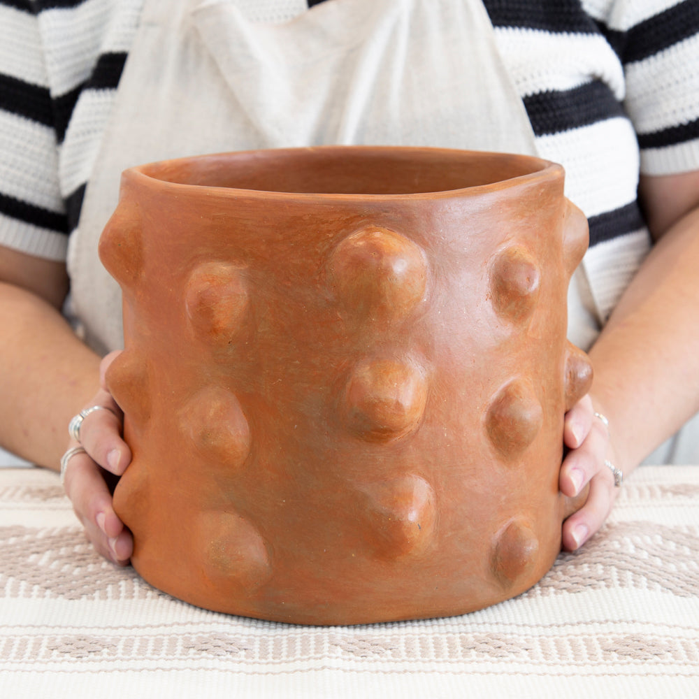 Santa Cruz Cachán Pochote Clay 8" Planter