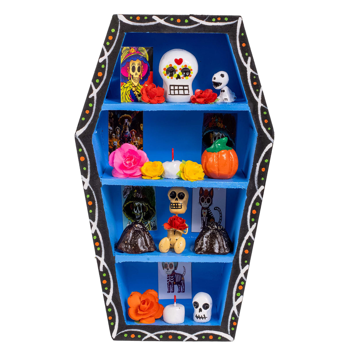 Día de Muertos Altar Coffin Shadow Box