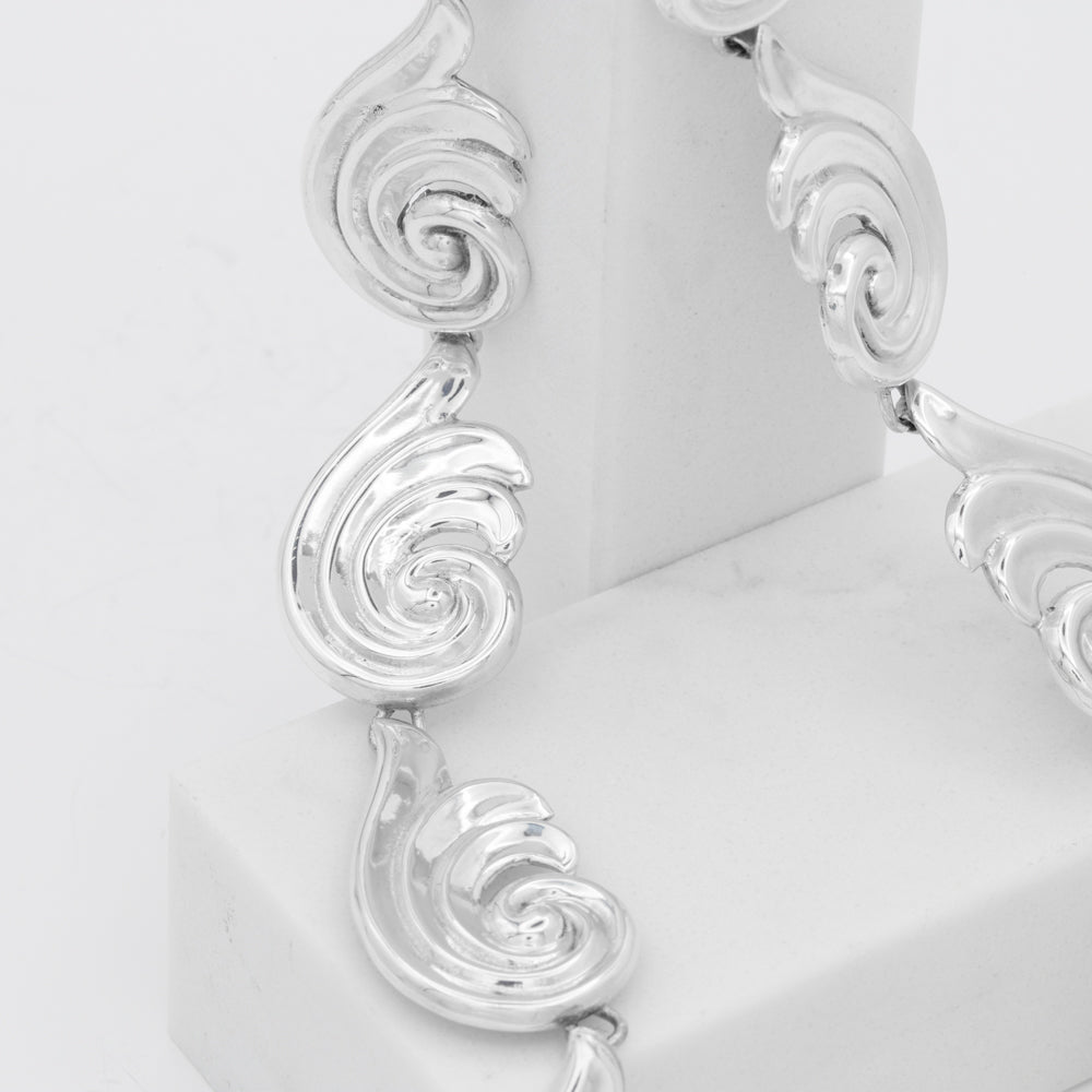 Sterling Silver Wind Shell Necklace