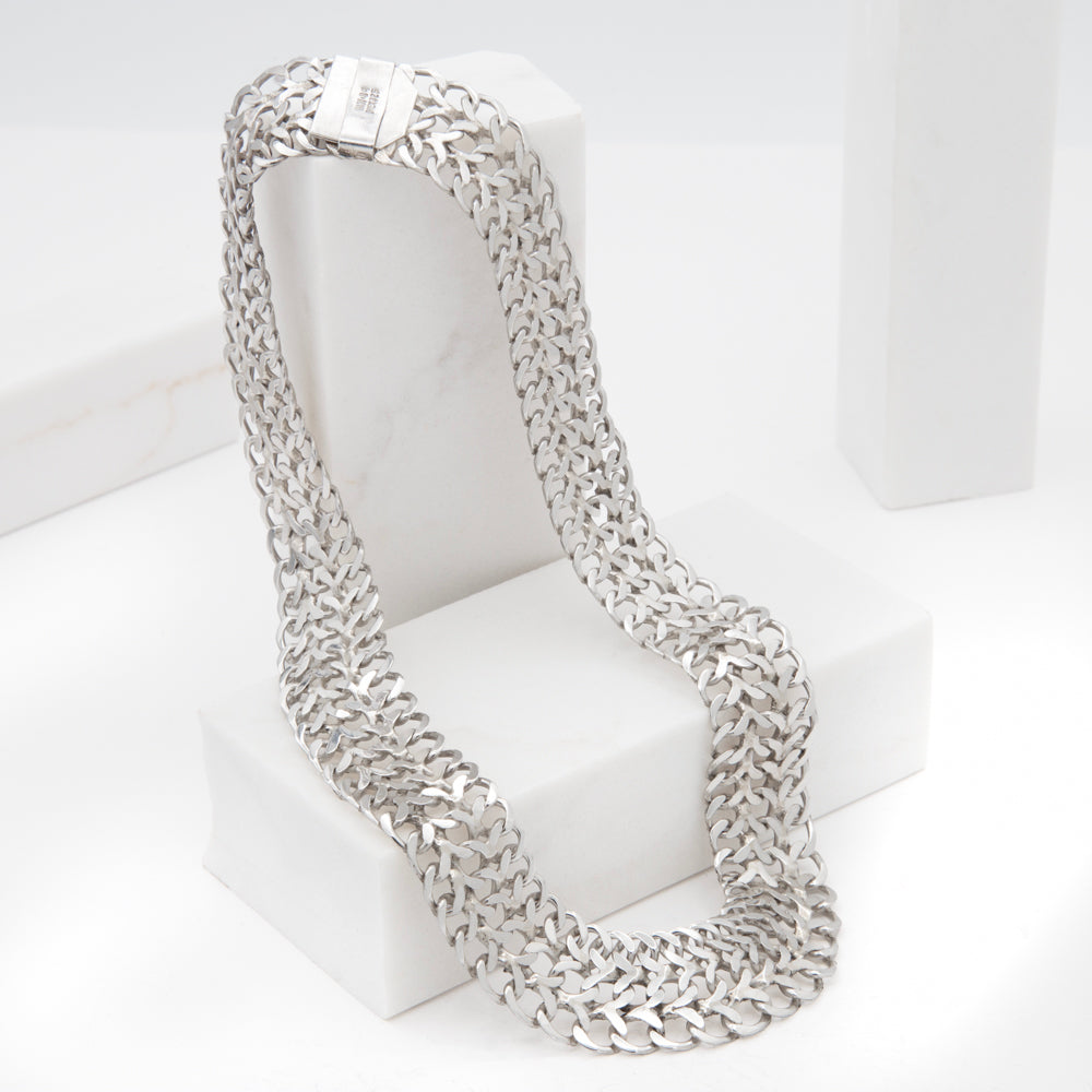 Sterling Silver Petatillo Necklace