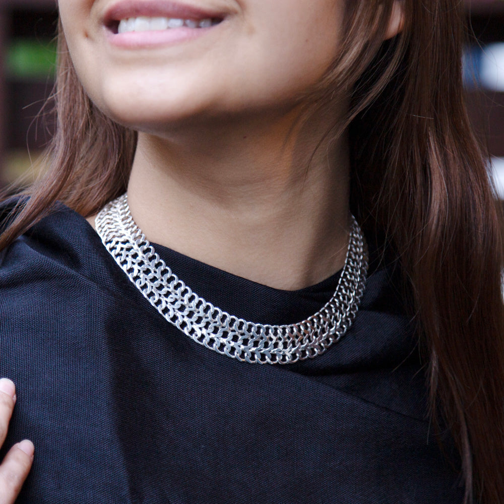 Sterling Silver Petatillo Necklace