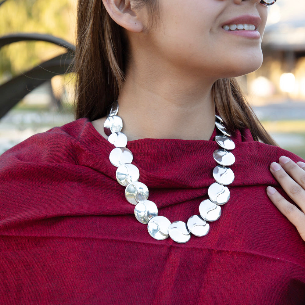 Sterling Silver Ying Yang Necklace